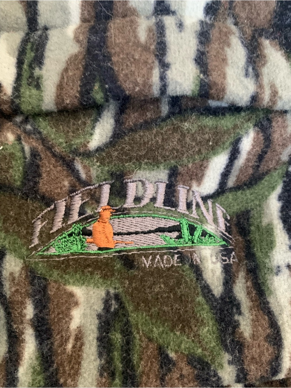 Vintage Hunter’s Fieldline Camo Men’s Belt Bag - Brown & Green USA Made